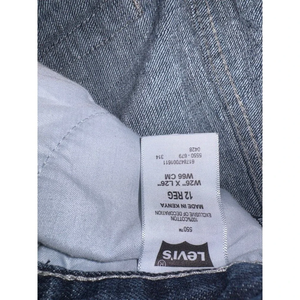 Levi’s Boy’s 550 Straight Leg Jeans - Size 12 Regular